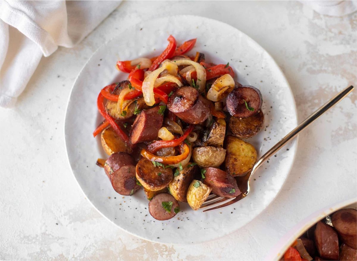 smoked-sausage-skillet-recipe